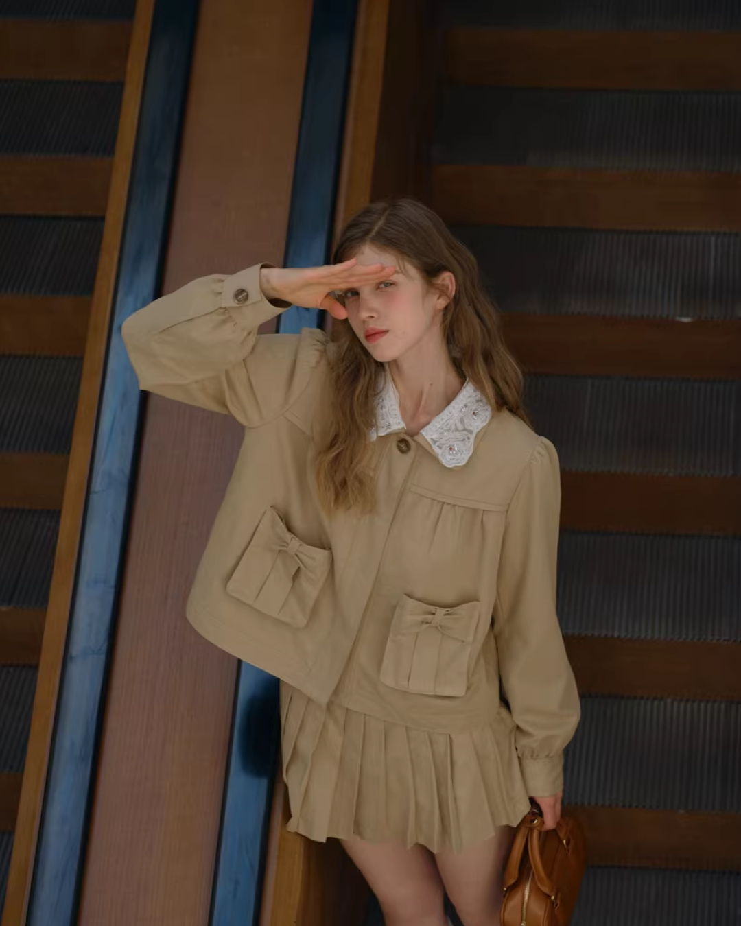 Collar Lace Ribbon Matching cloth IS0002