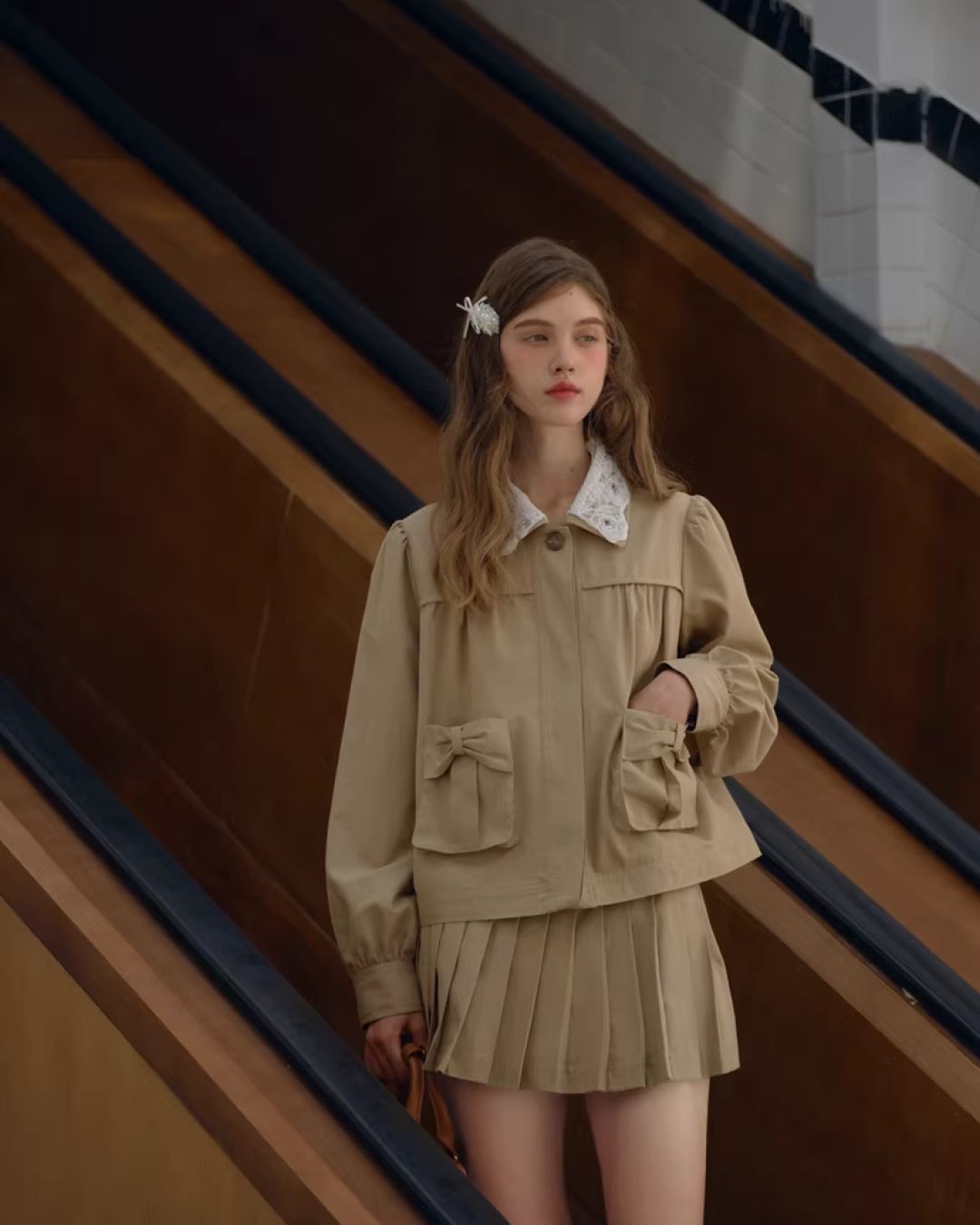 Collar Lace Ribbon Matching cloth IS0002