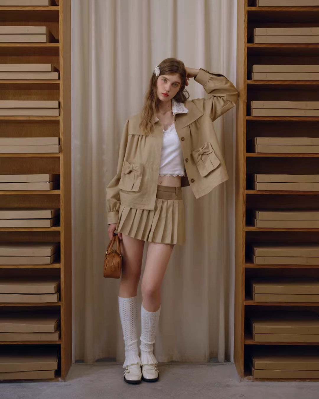 Collar Lace Ribbon Matching cloth IS0002