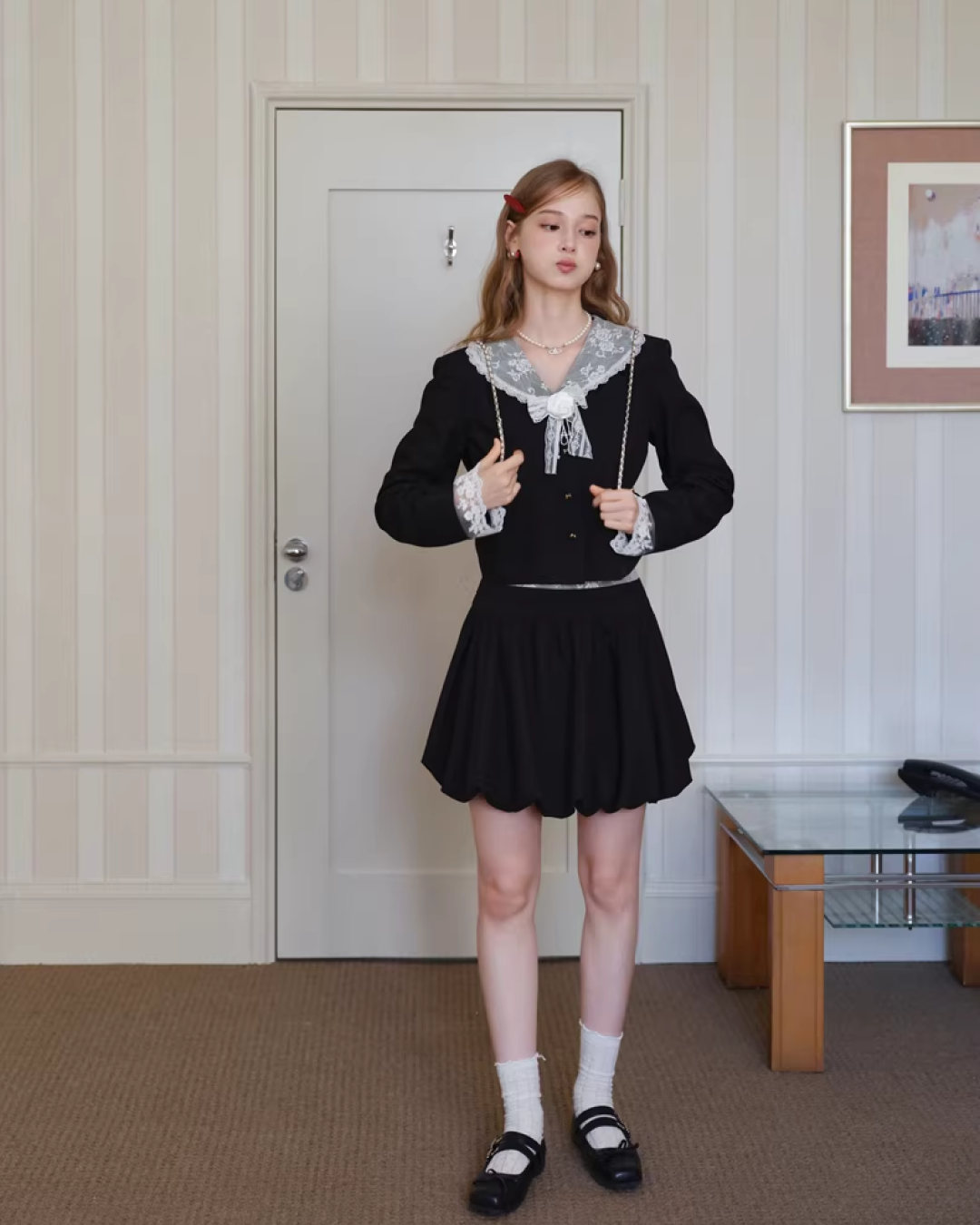 Lace Design Matching cloth IS0003