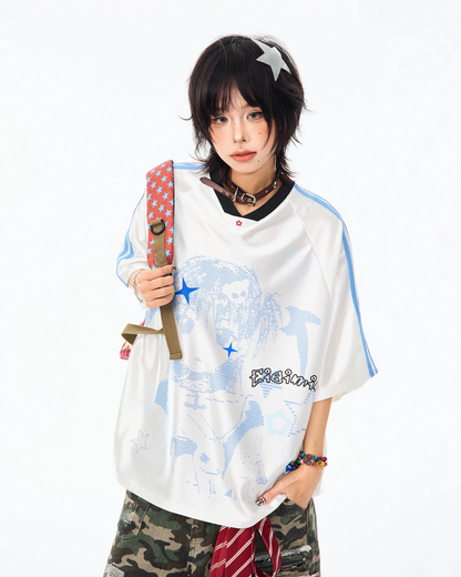 ガールデザインTシャツ MK0002