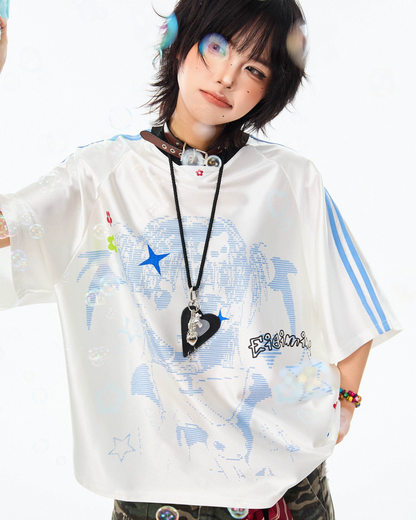 ガールデザインTシャツ MK0002