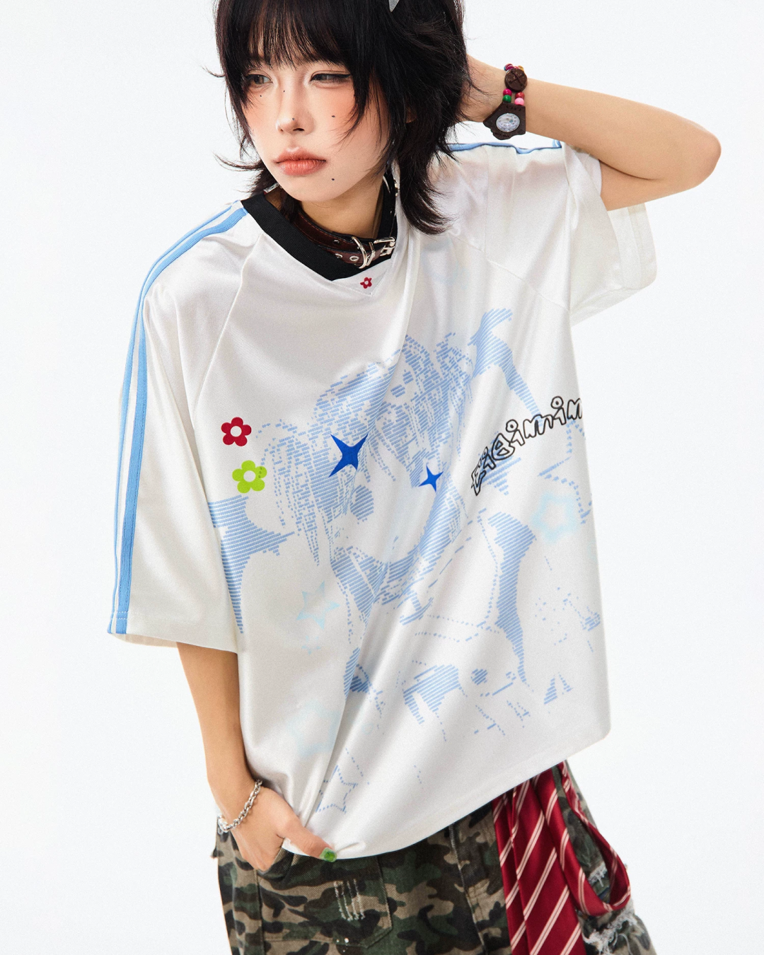 ガールデザインTシャツ MK0002