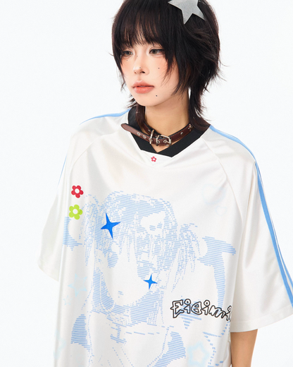 ガールデザインTシャツ MK0002