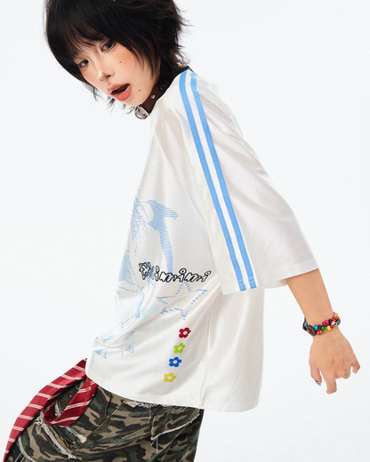 ガールデザインTシャツ MK0002