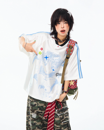 ガールデザインTシャツ MK0002