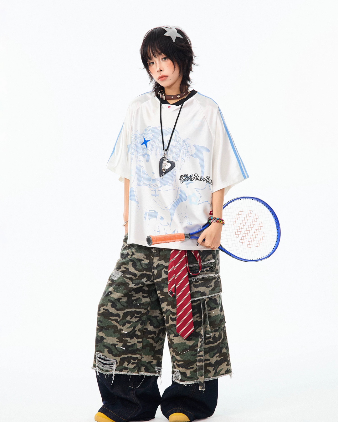 ガールデザインTシャツ MK0002