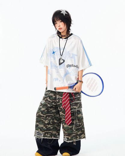 ガールデザインTシャツ MK0002