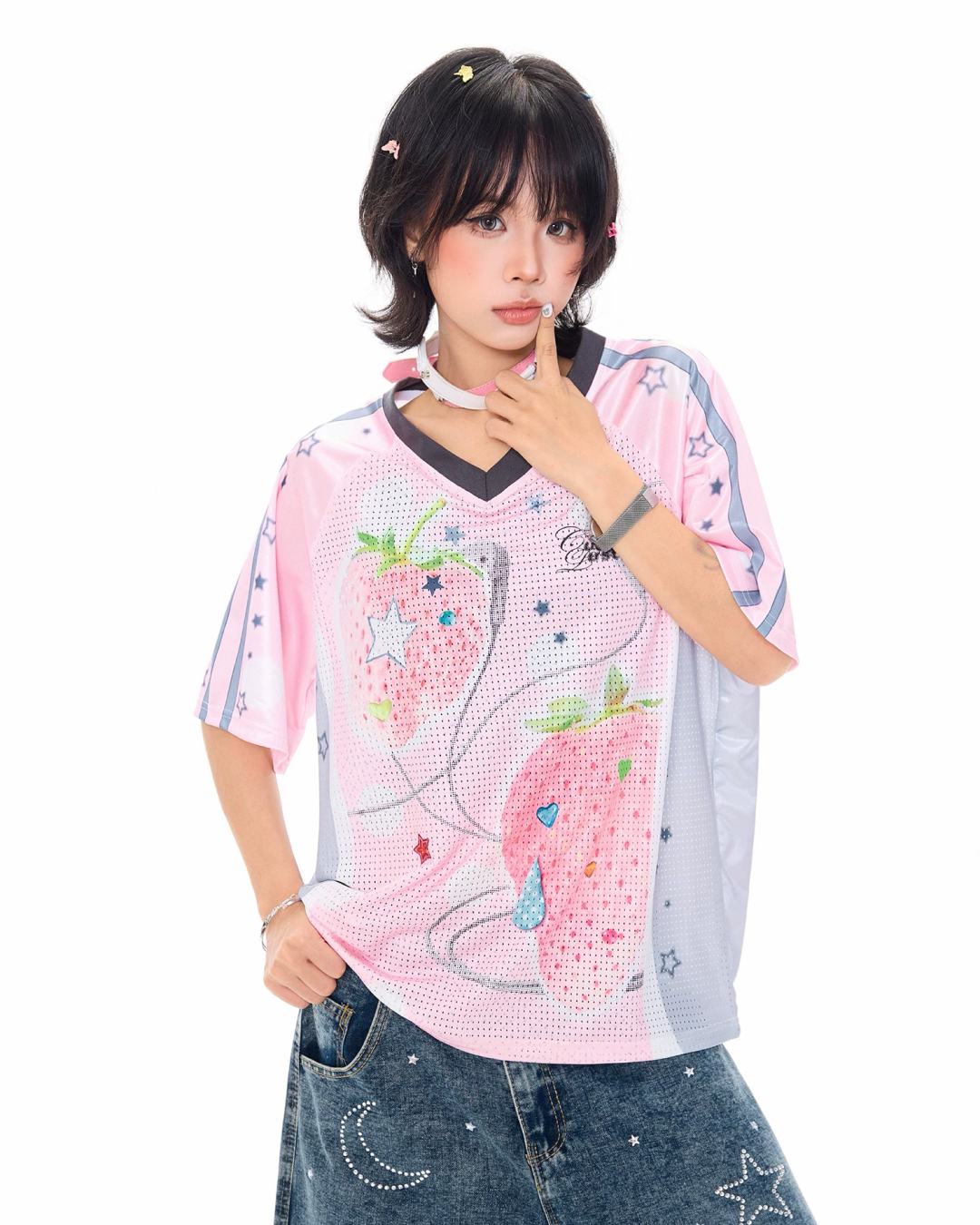 メッシュマルチデザインTシャツ MK0003