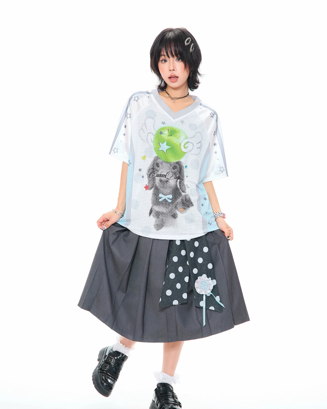 メッシュマルチデザインTシャツ MK0003