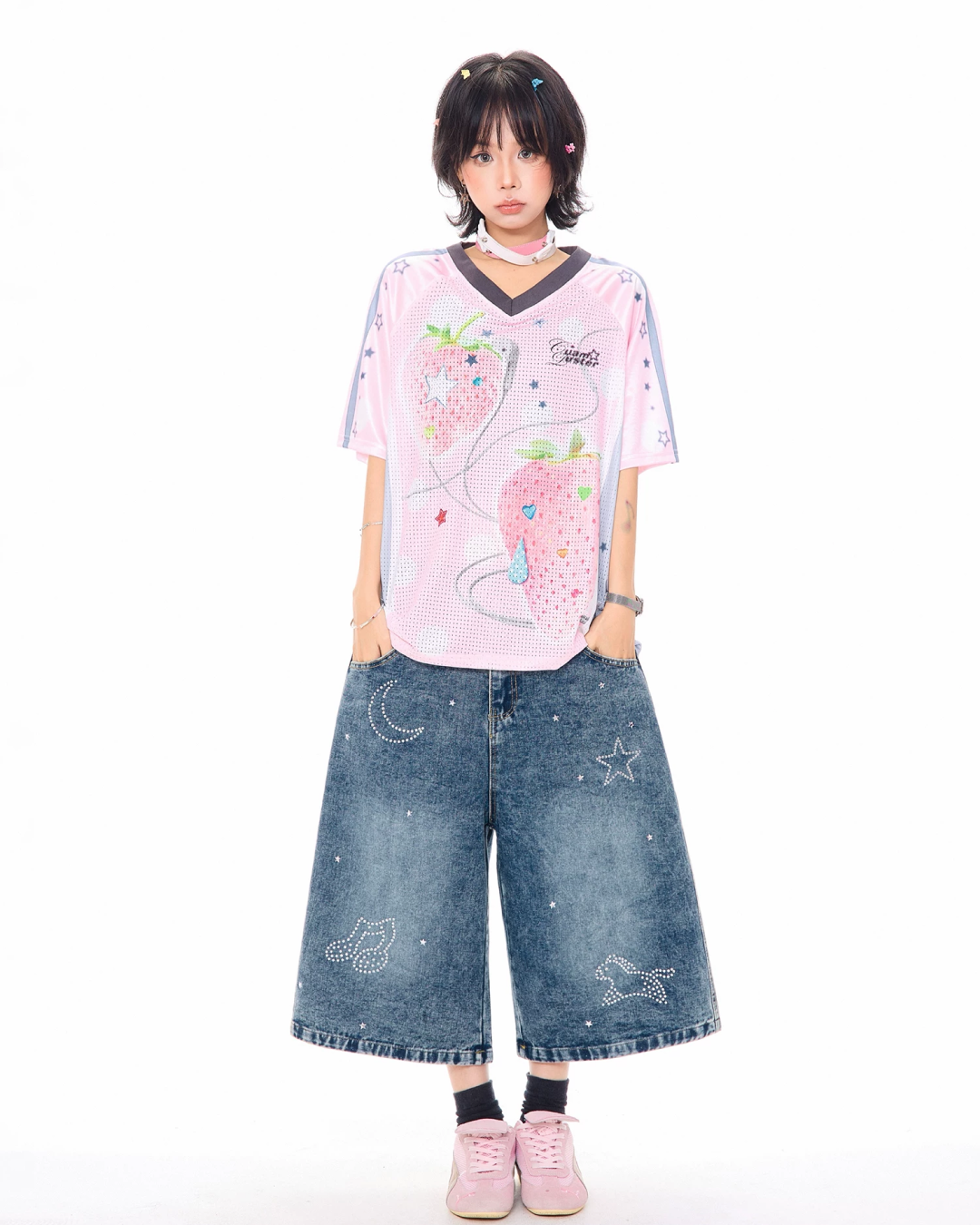 メッシュマルチデザインTシャツ MK0003