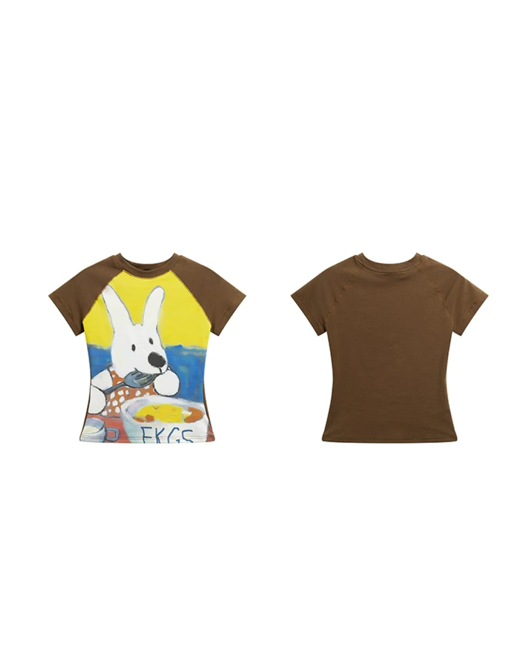 ラビットデザインTシャツ MK0004