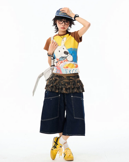 ラビットデザインTシャツ MK0004