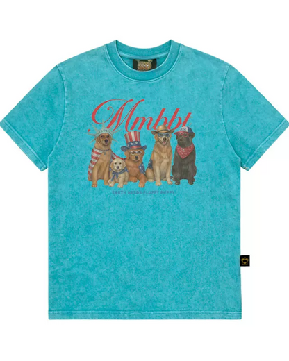 Color Dog Printed T-shirt TE0001