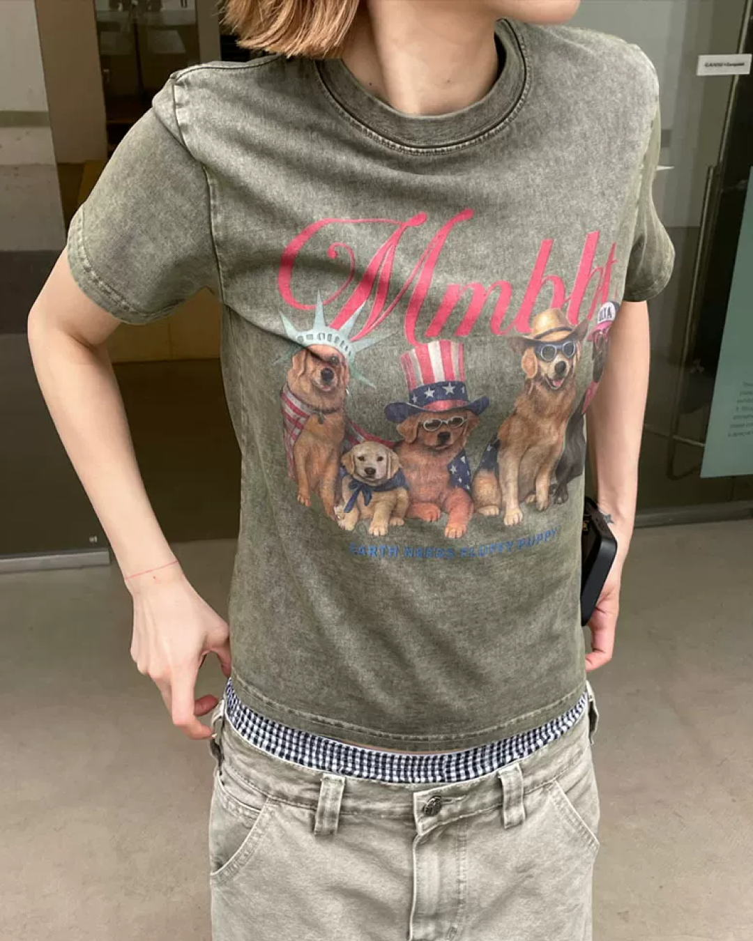 Color Dog Printed T-shirt TE0001
