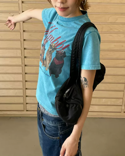 Color Dog Printed T-shirt TE0001