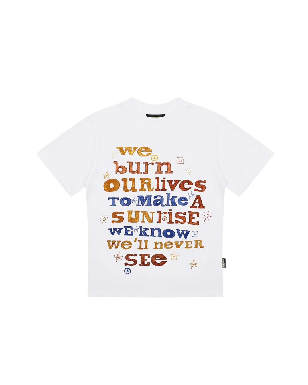 Color Lettering T-shirt TE0004