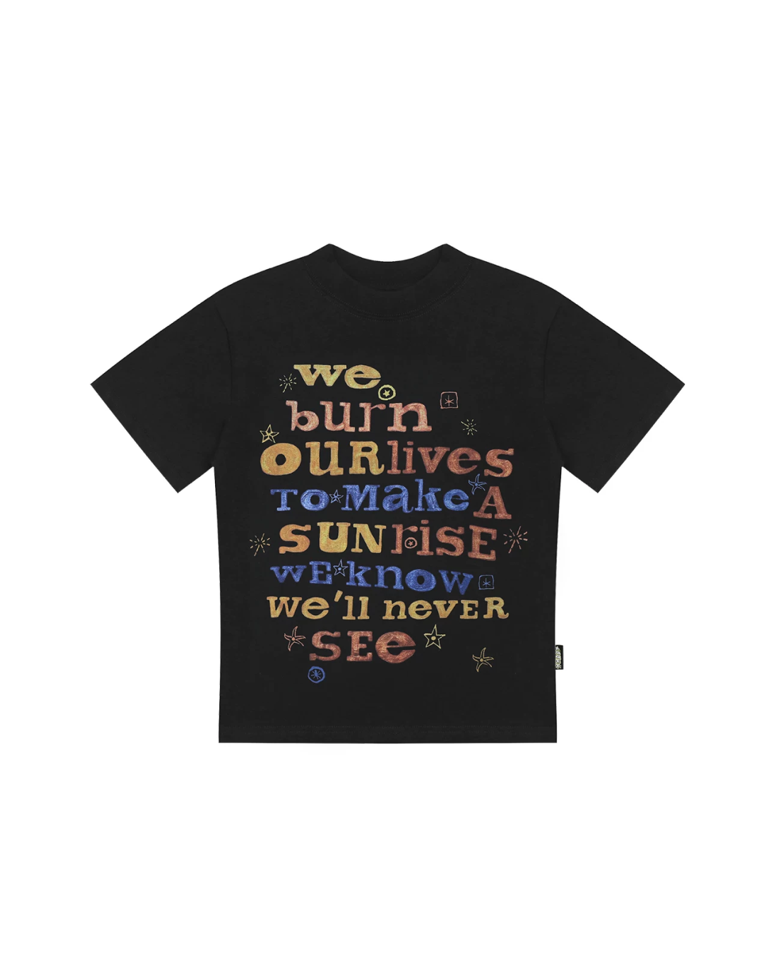 Color Lettering T-shirt TE0004