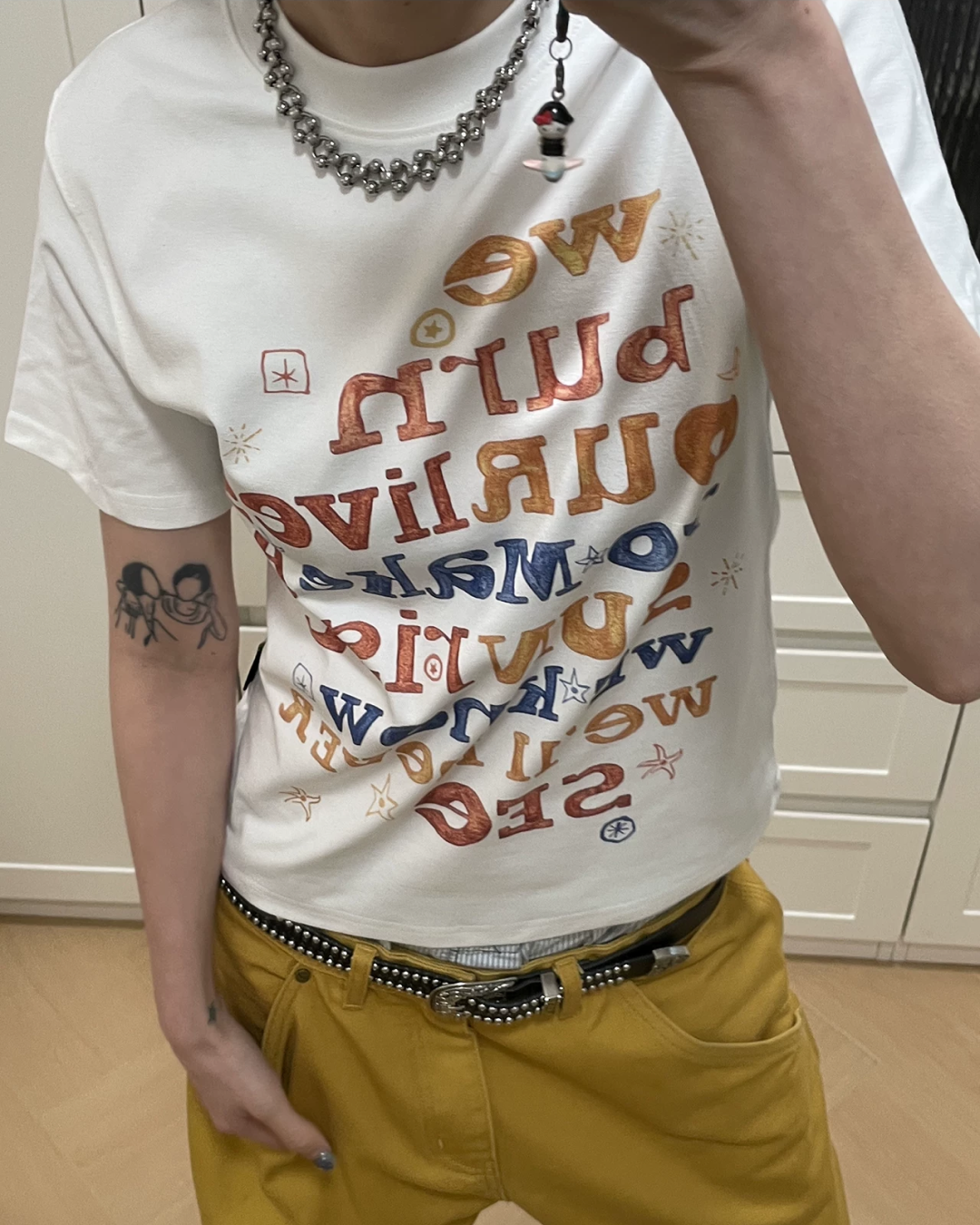 Color Lettering T-shirt TE0004