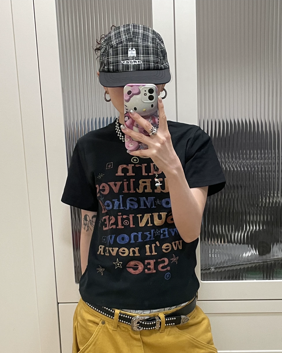 Color Lettering T-shirt TE0004