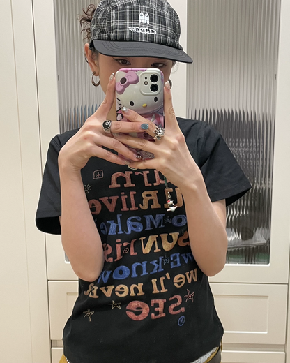 Color Lettering T-shirt TE0004