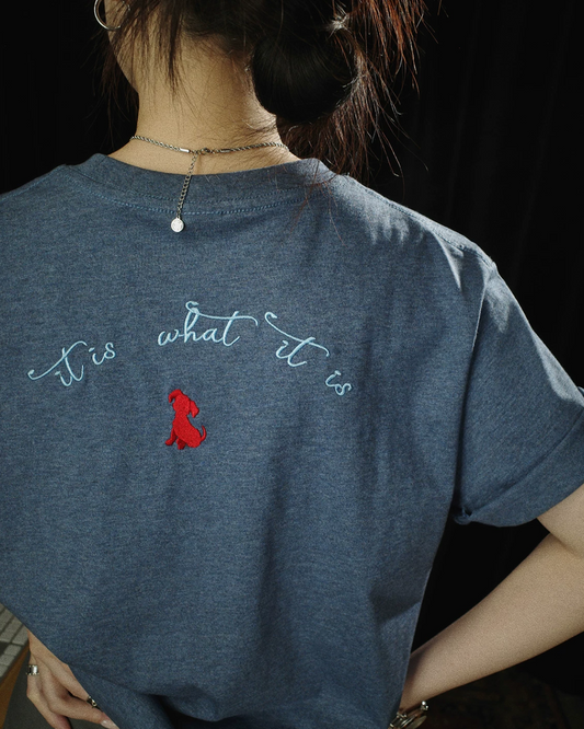 Dog Lettering T-shirt TE0017
