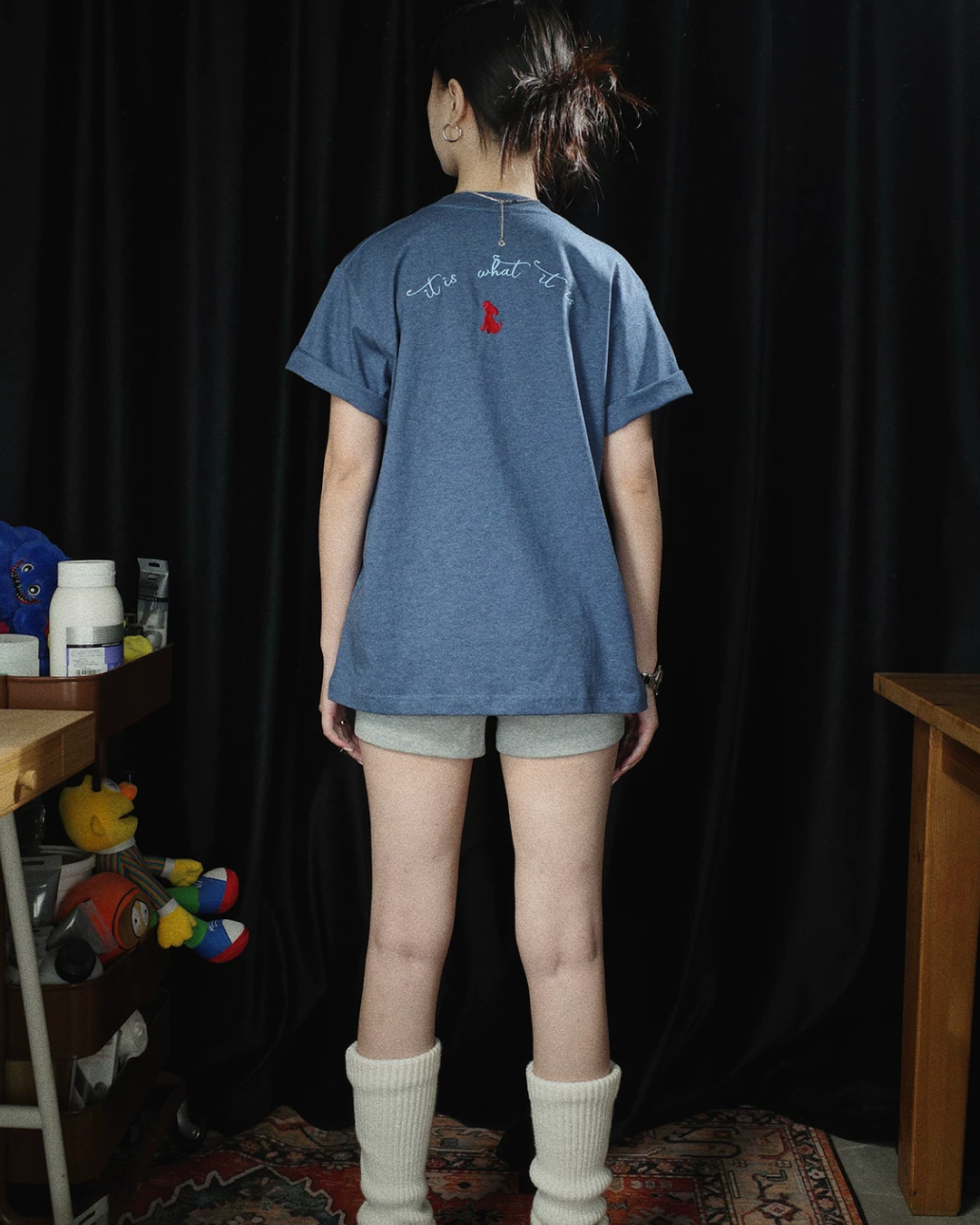 Dog Lettering T-shirt TE0017