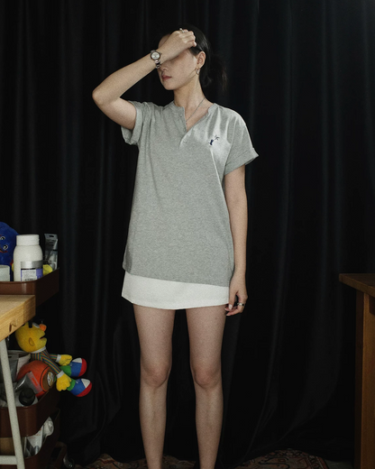 Henryneck Cat T-shirt TE0019