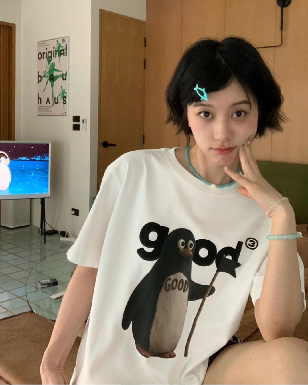 Good Penguin T-shirt TE0022