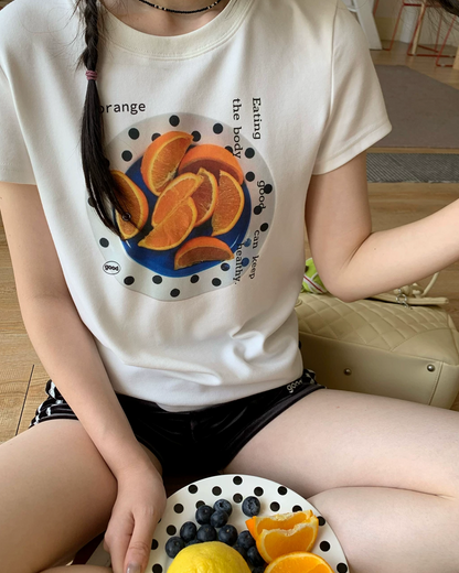 Orange T-shirt TE0026