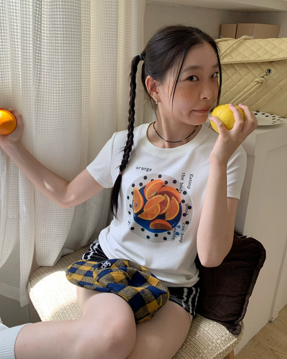 Orange T-shirt TE0026