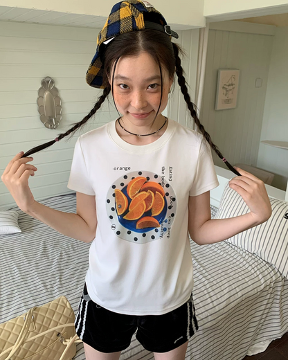 Orange T-shirt TE0026