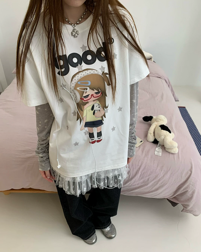 Mini Character Star T-shirt TE0028