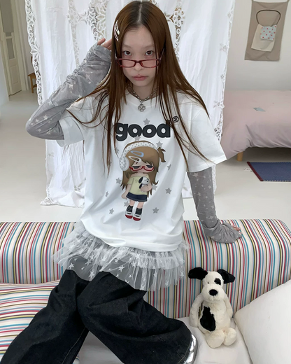 Mini Character Star T-shirt TE0028