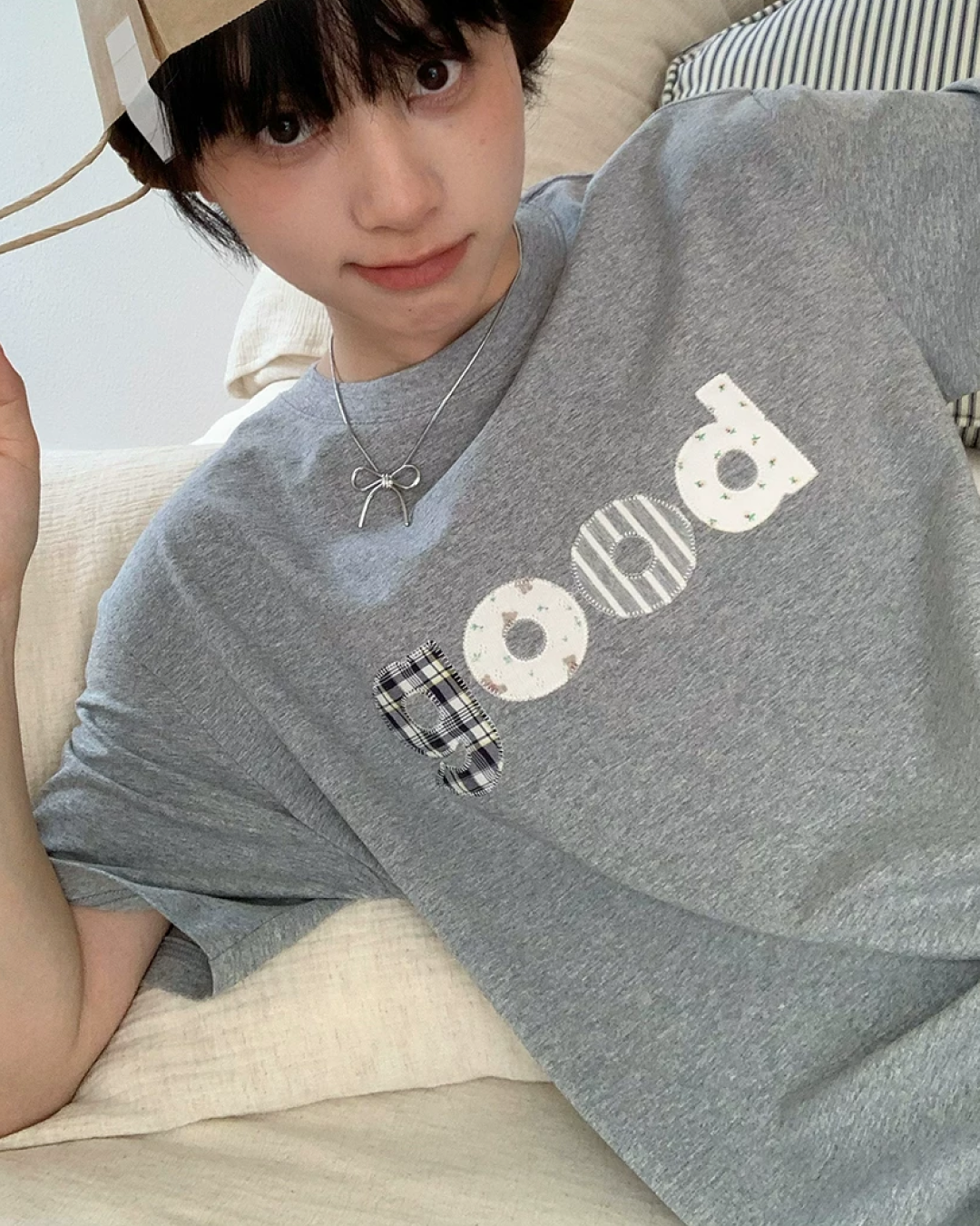 Gray Good Printed T-shirt TE0030
