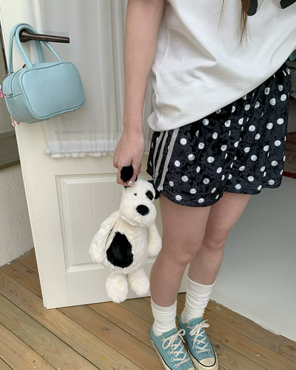 Polka-dot Side Line Short Pants TE0033
