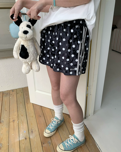 Polka-dot Side Line Short Pants TE0033