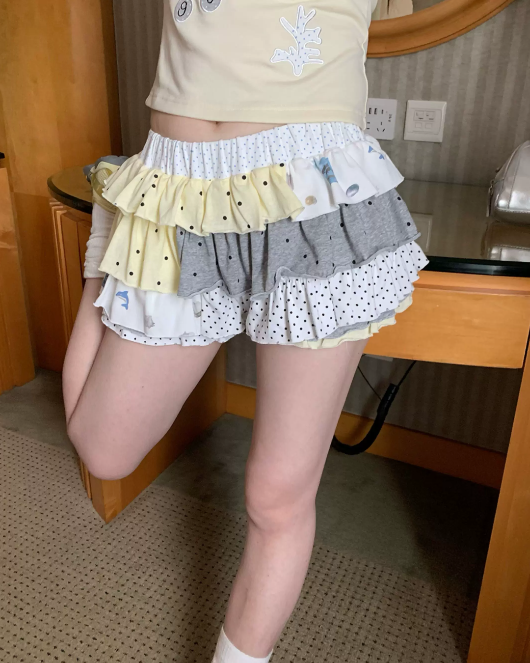 Various Patterns Layer Short Pants TE0036