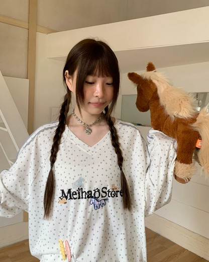Mini Star Chest Printed T-shirt TE0037