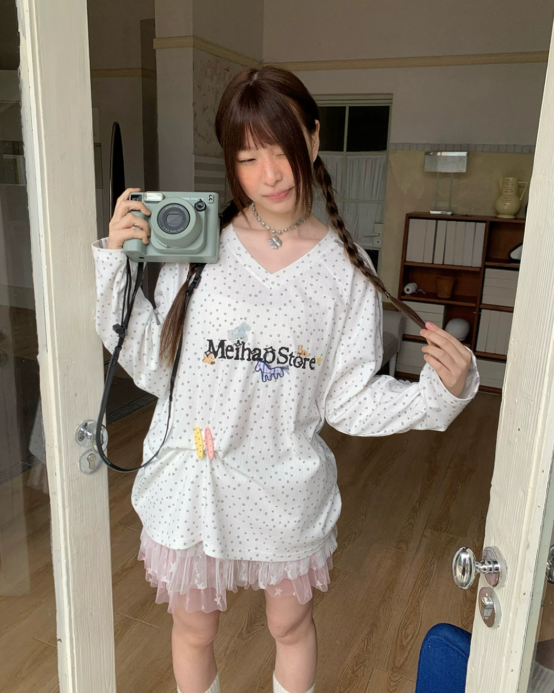 Mini Star Chest Printed T-shirt TE0037