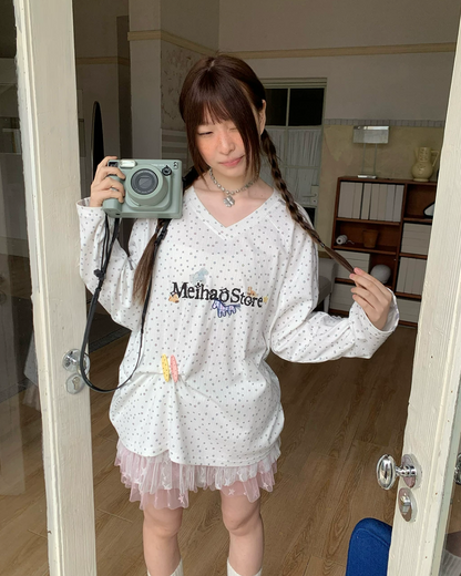 Mini Star Chest Printed T-shirt TE0037