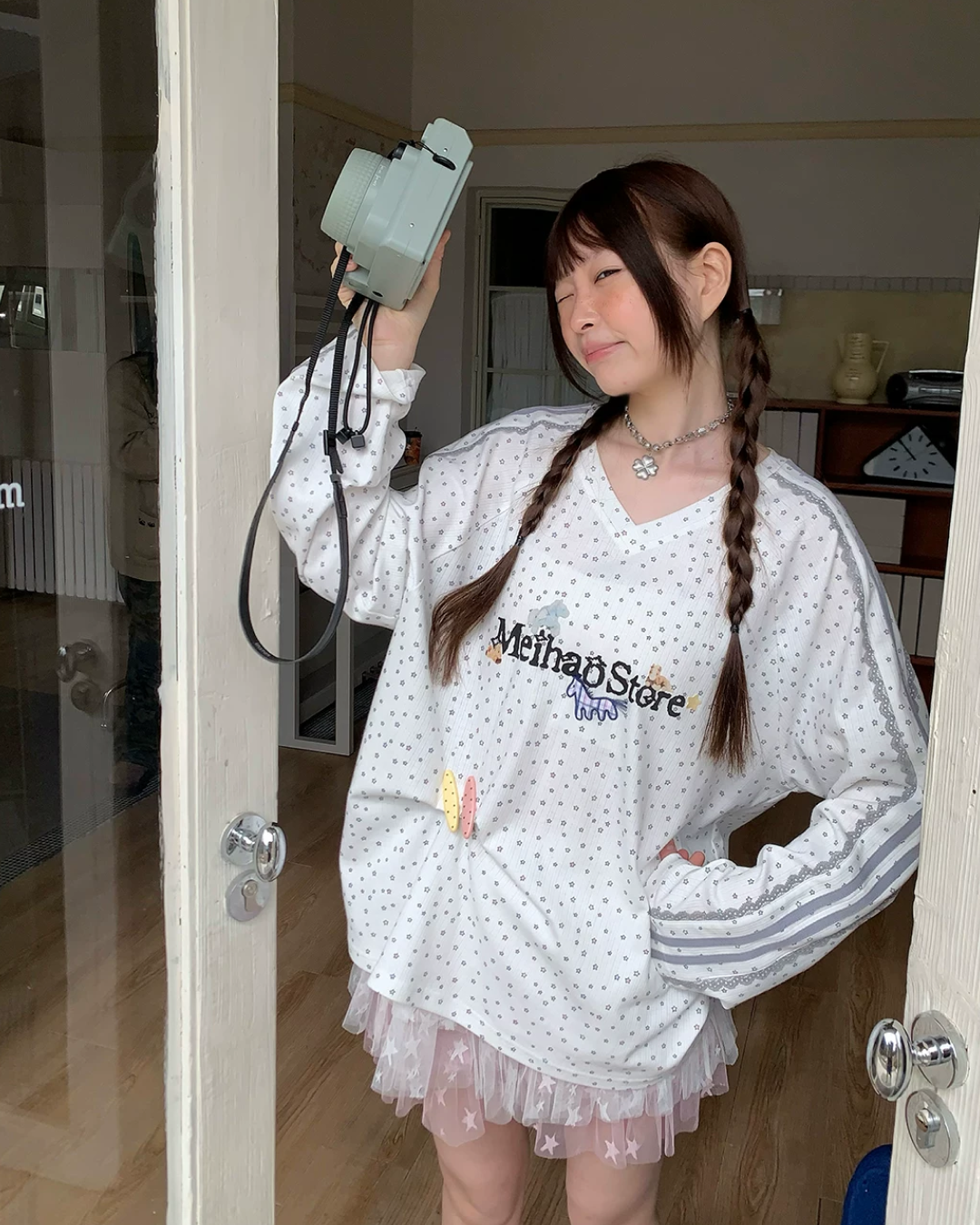 Mini Star Chest Printed T-shirt TE0037