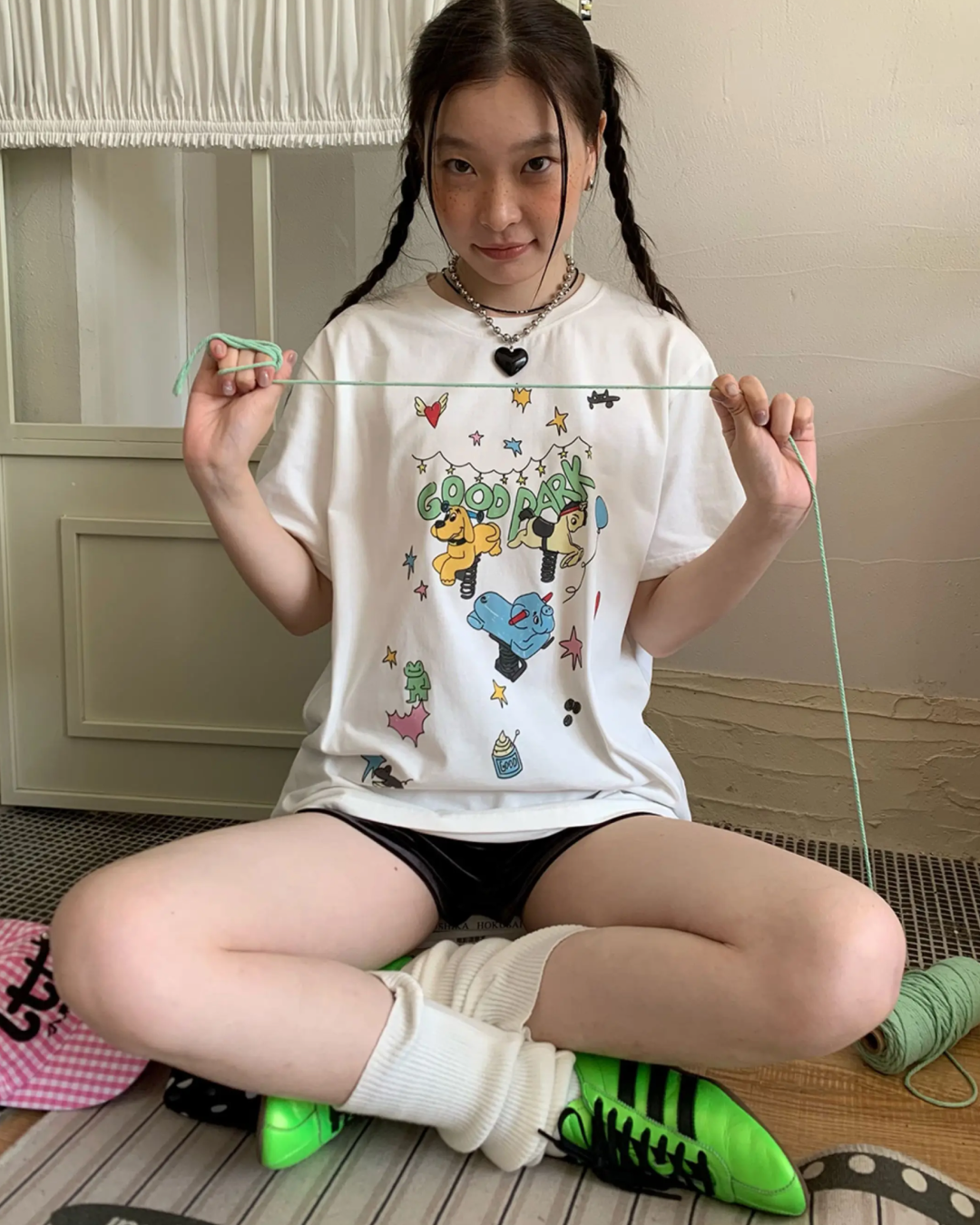 Cartton Character Printed T-shirt TE0040