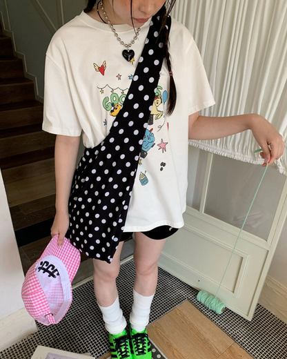 Cartton Character Printed T-shirt TE0040