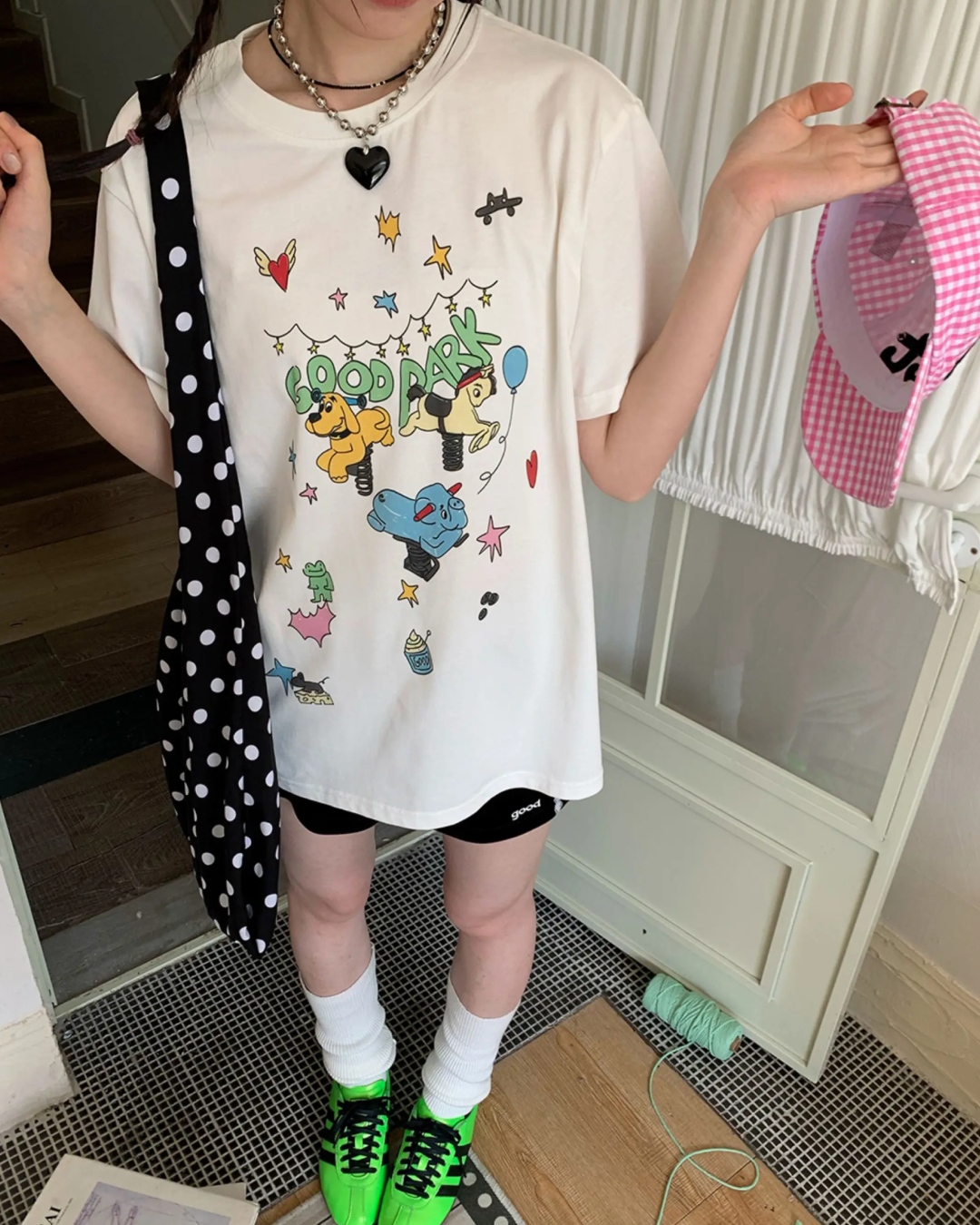 Cartton Character Printed T-shirt TE0040