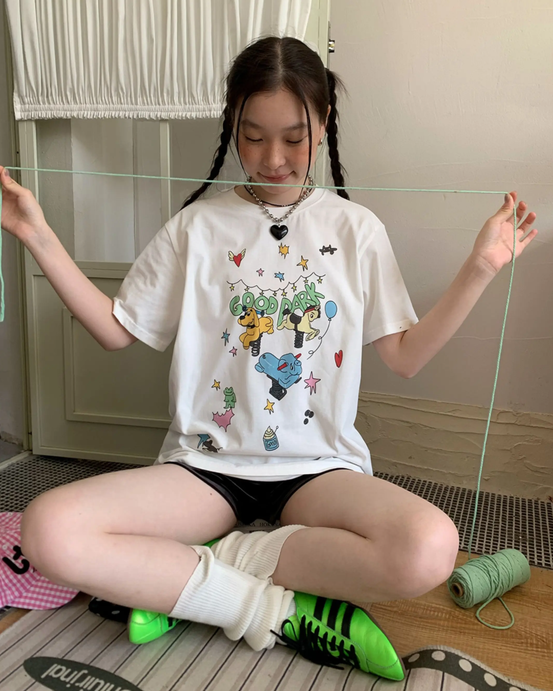 Cartton Character Printed T-shirt TE0040