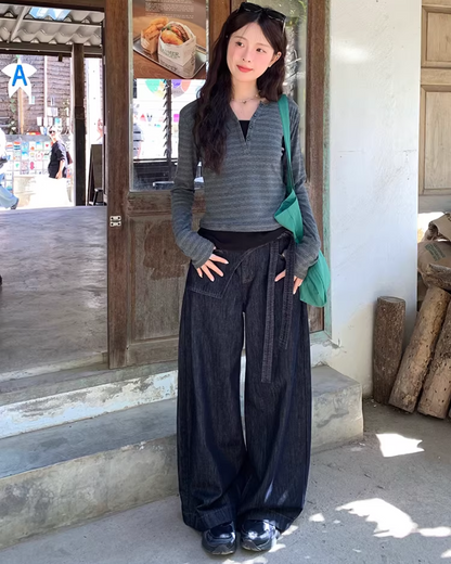 Loincloth Denim Pants WH0002