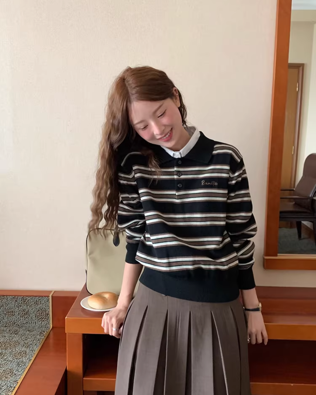 Yellow Check Shirt  WH0006