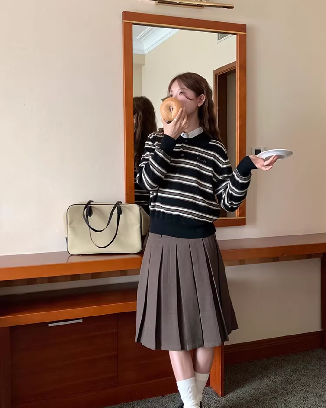 Yellow Check Shirt  WH0006