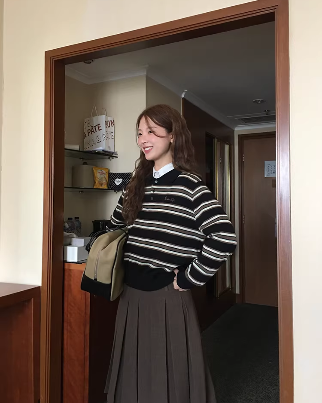 Yellow Check Shirt  WH0006